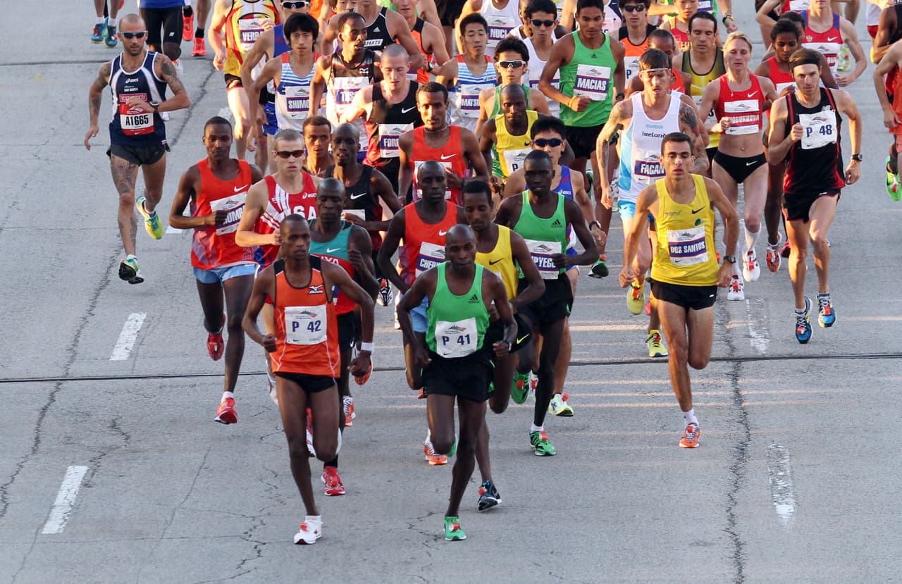 Sabías que la edad promedio de los corredores es de 38 años.