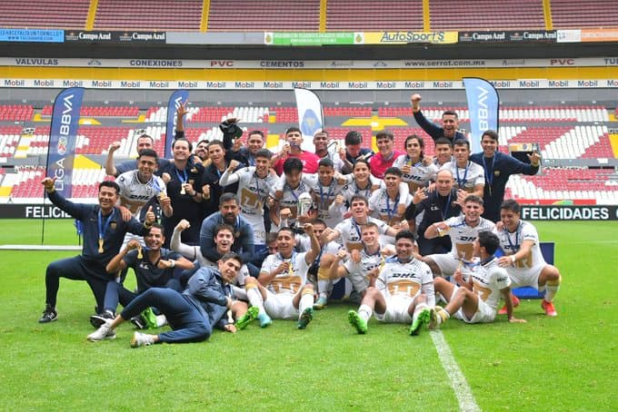Pumas golea al Atlas y es campeón de la Liga MX Sub-20