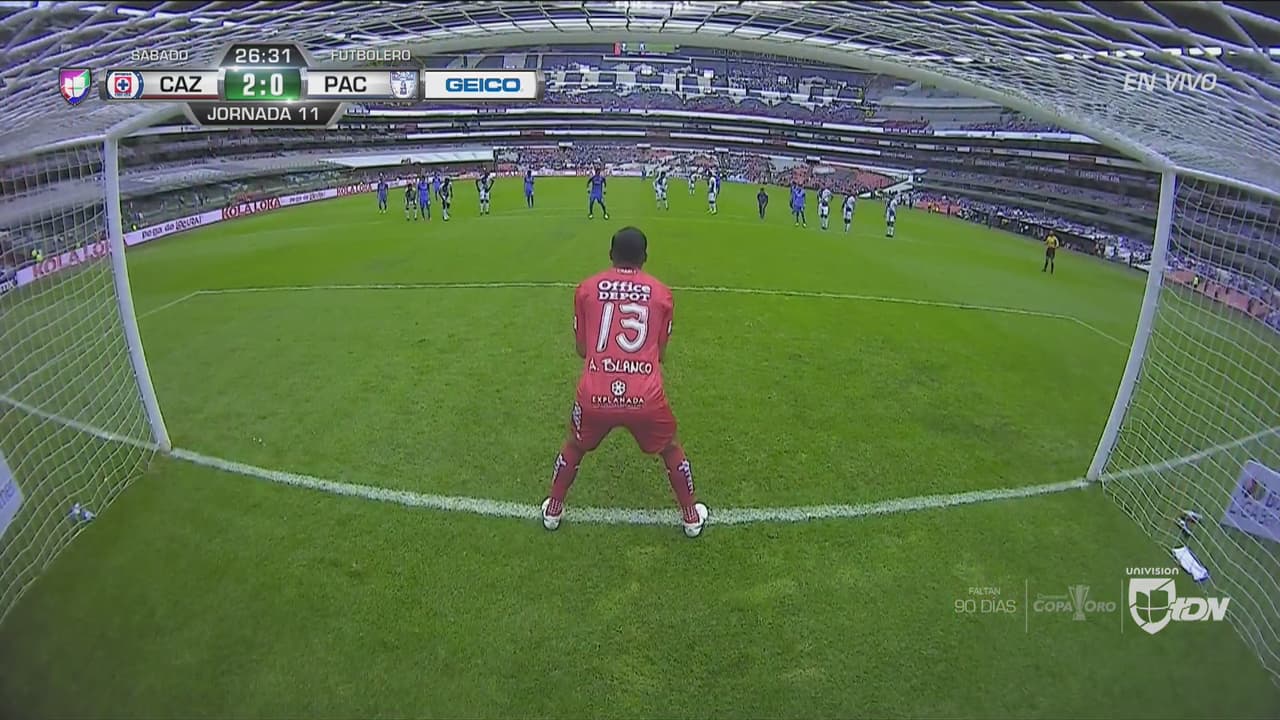 ¡De penal! Caraglio anota el 2-0 de Cruz Azul