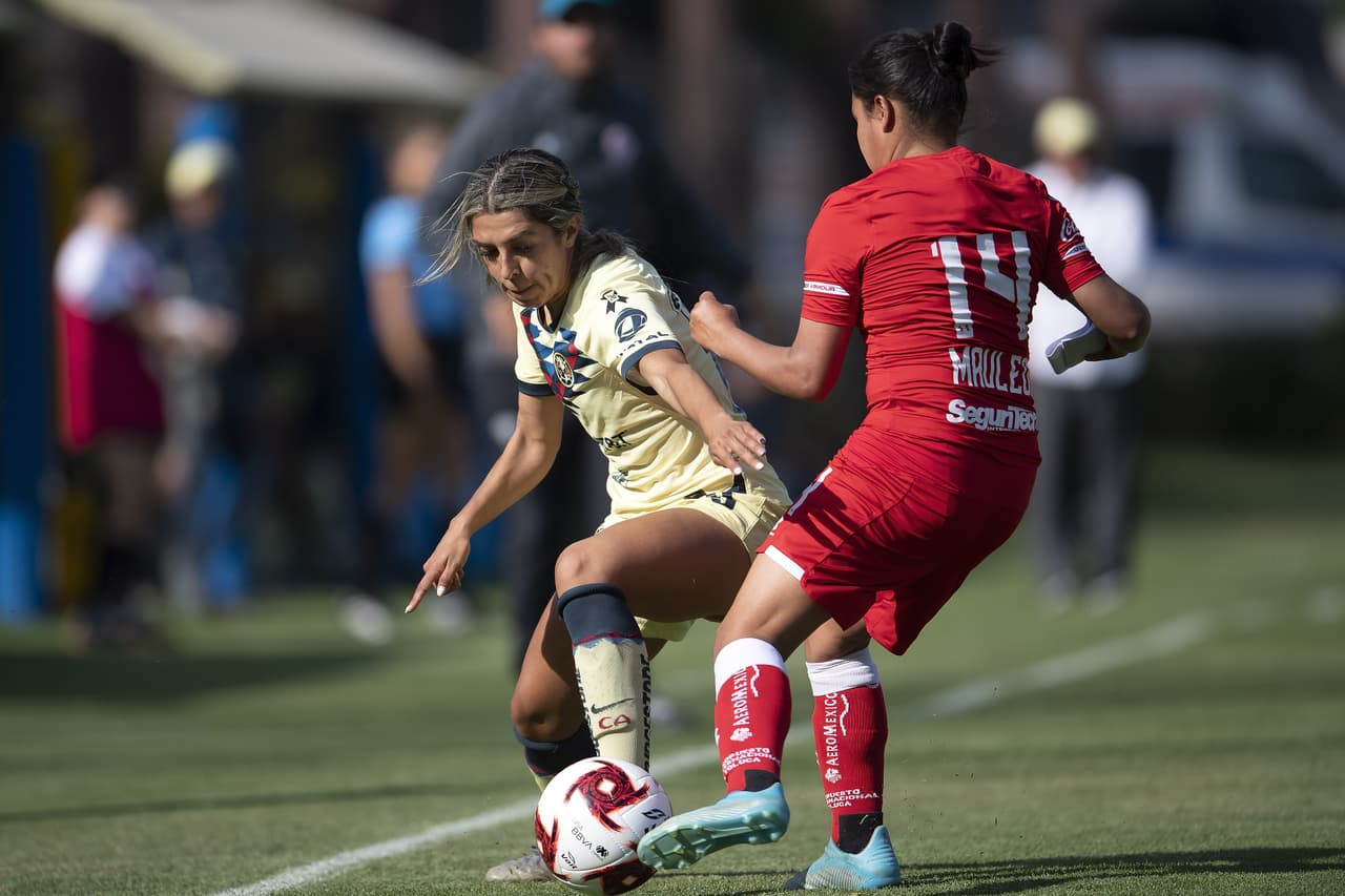 Partido vibrante de ida y vuelta entre el América y el Toluca en la Liga MX Femenil, por la Jornada 8.