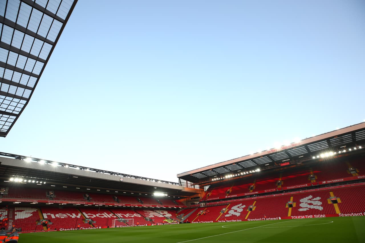 6. Anfield, Liverpool (Inglaterra).