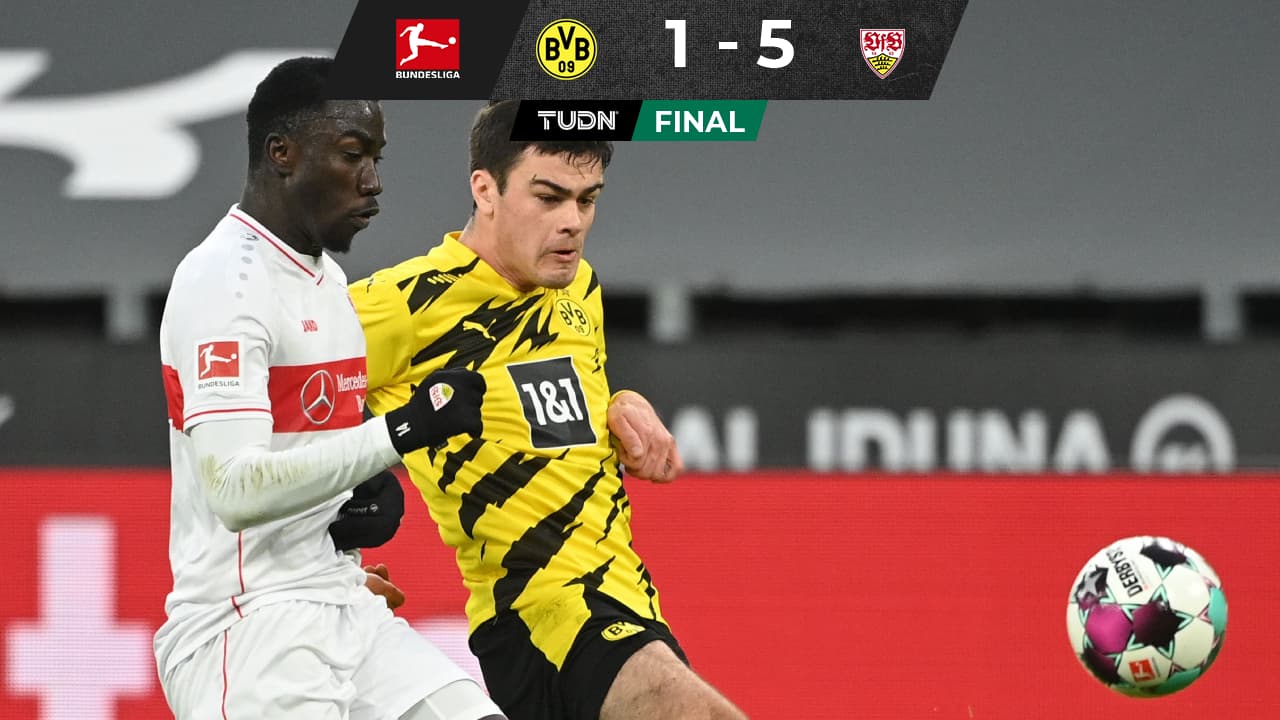 Giovanni Reyna marca golazo, pero el Dortmund es goleado