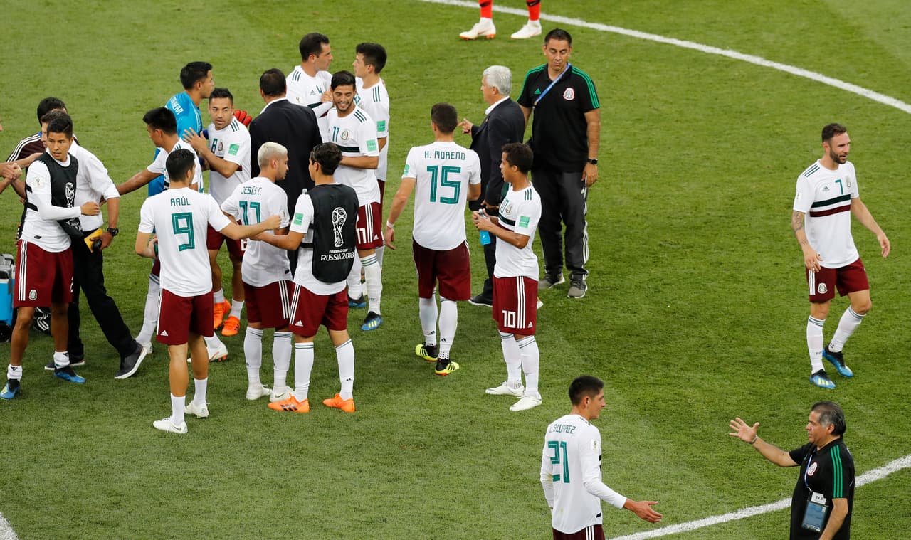 Osorio al final celebró en cancha con sus jugadores, que siguen en la actitud del técnico un cambio clave para asumir con más aplomo los partidos.