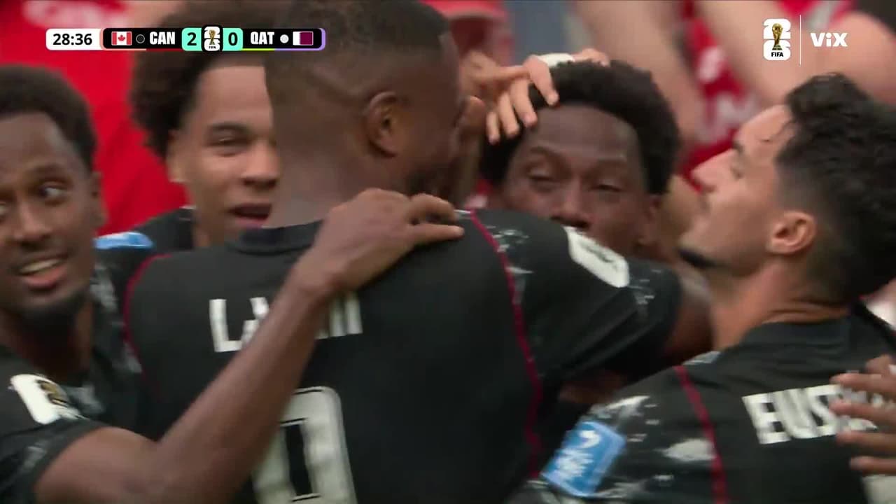 ¡Golazo de David! El canadiense la prende de volea para el 2-0