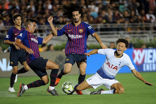 Heung-Min Son logró la anotación del descuento al 73' y dos minutos más tarde Georges-Kévin Nkoudou empató los cartones al minuto 75.