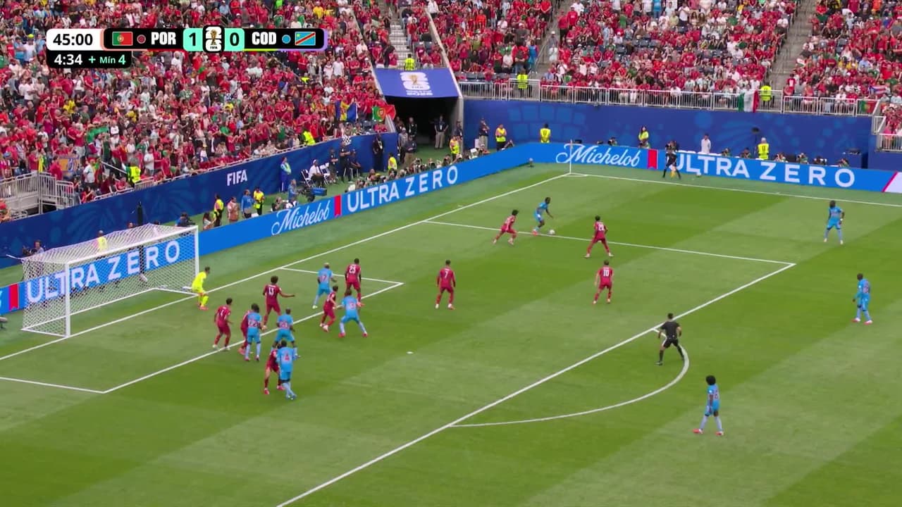 ¡GOL!  anota para Congo DR. Yoane Wissa