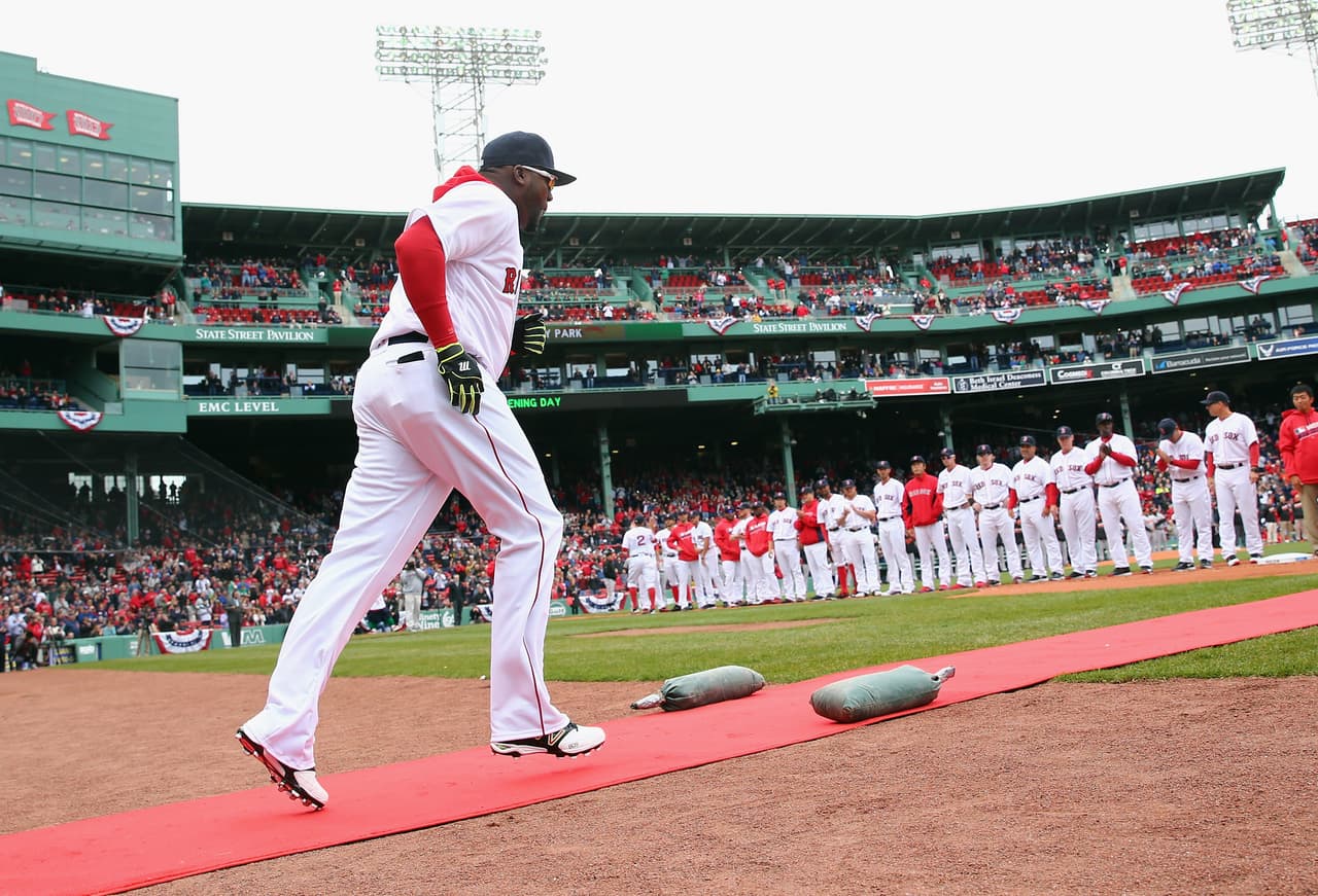 Los Red Sox rinden homenaje a David Ortiz
