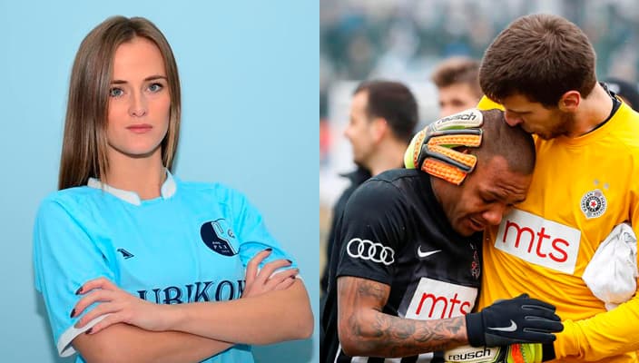 Vicepresidenta de club serbio se burla e insulta al futbolista rival que recibió abuso racial
