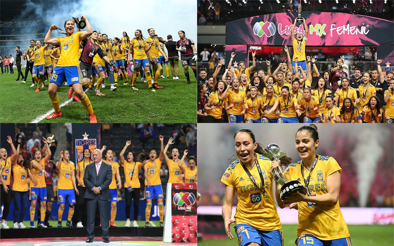 Tigres se corona campeón de la Liga MX Femenil tras vencer 2-1 a Monterrey en el Juego de Vuelta de la gran Final del Clausura 2019 y con un 3-2 en el global en partido efectuado en el Estadio BBVA. Así fueron los festejos de las felinas campeonas.