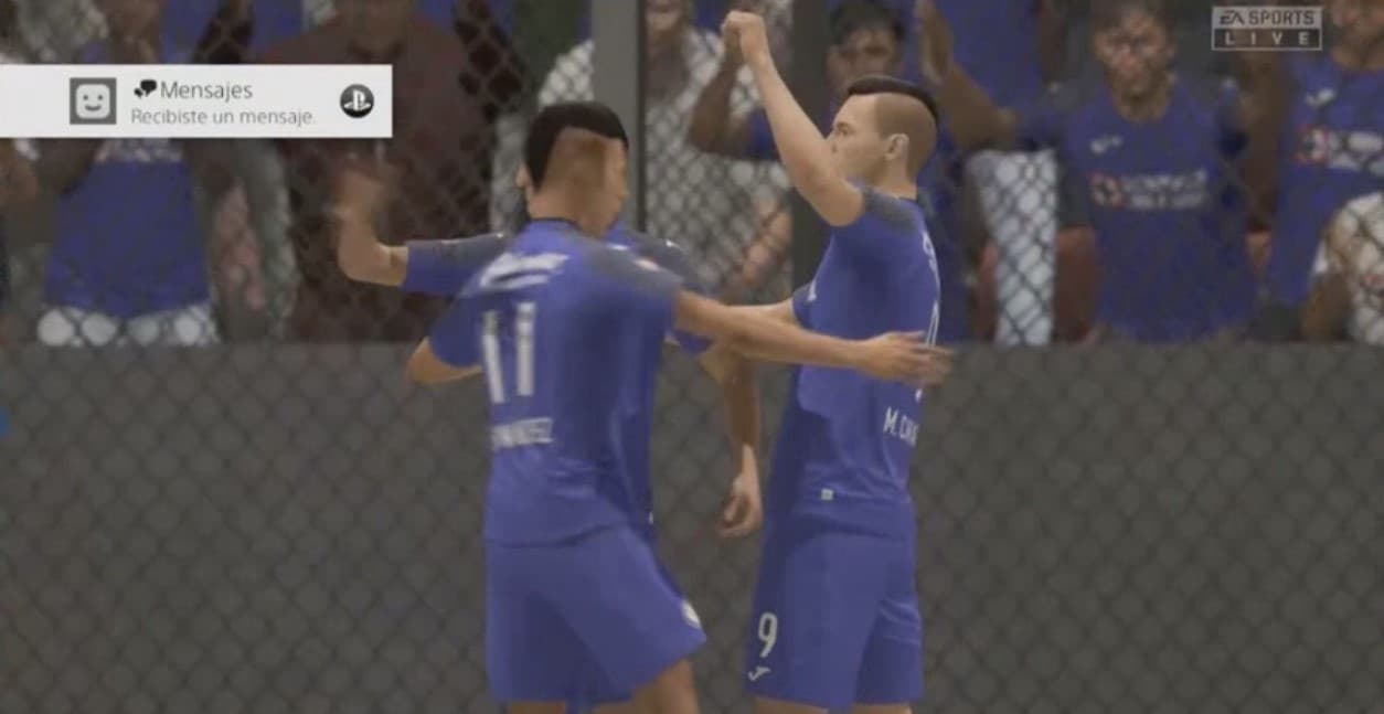 Cruz Azul no logra aguantar la ventaja y en la última jugada del partido Kevin Mercado se logra meter en el área de la Máquina para marcar el tanto del empate.