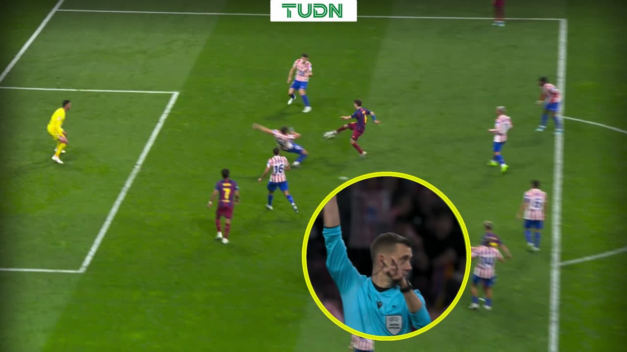 Gol anulado a Ferran Torres del Barcelona por fuera de lugar