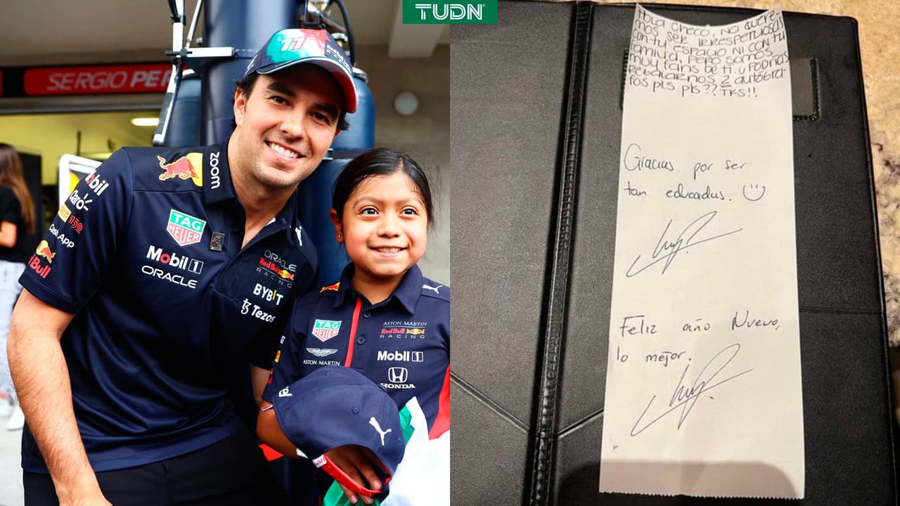 El autógrafo de Checo que se volvió viral