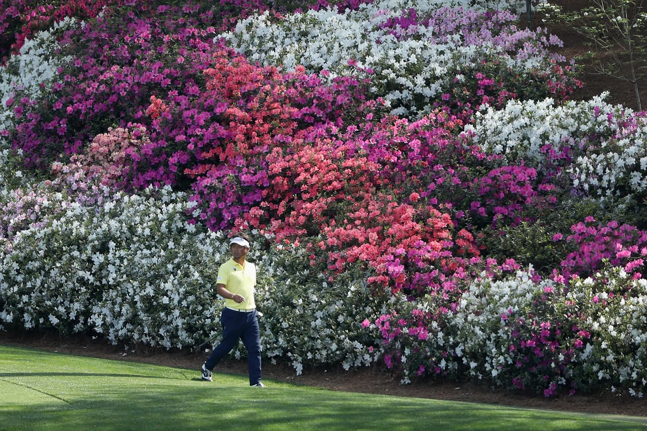 La fiesta del Masters de Augusta dejó bellas postales de los paisajes y el colorido en el Augusta National Golf Club, escenario testigo del segundo día de prácticas del torneo grande del golf mundial.