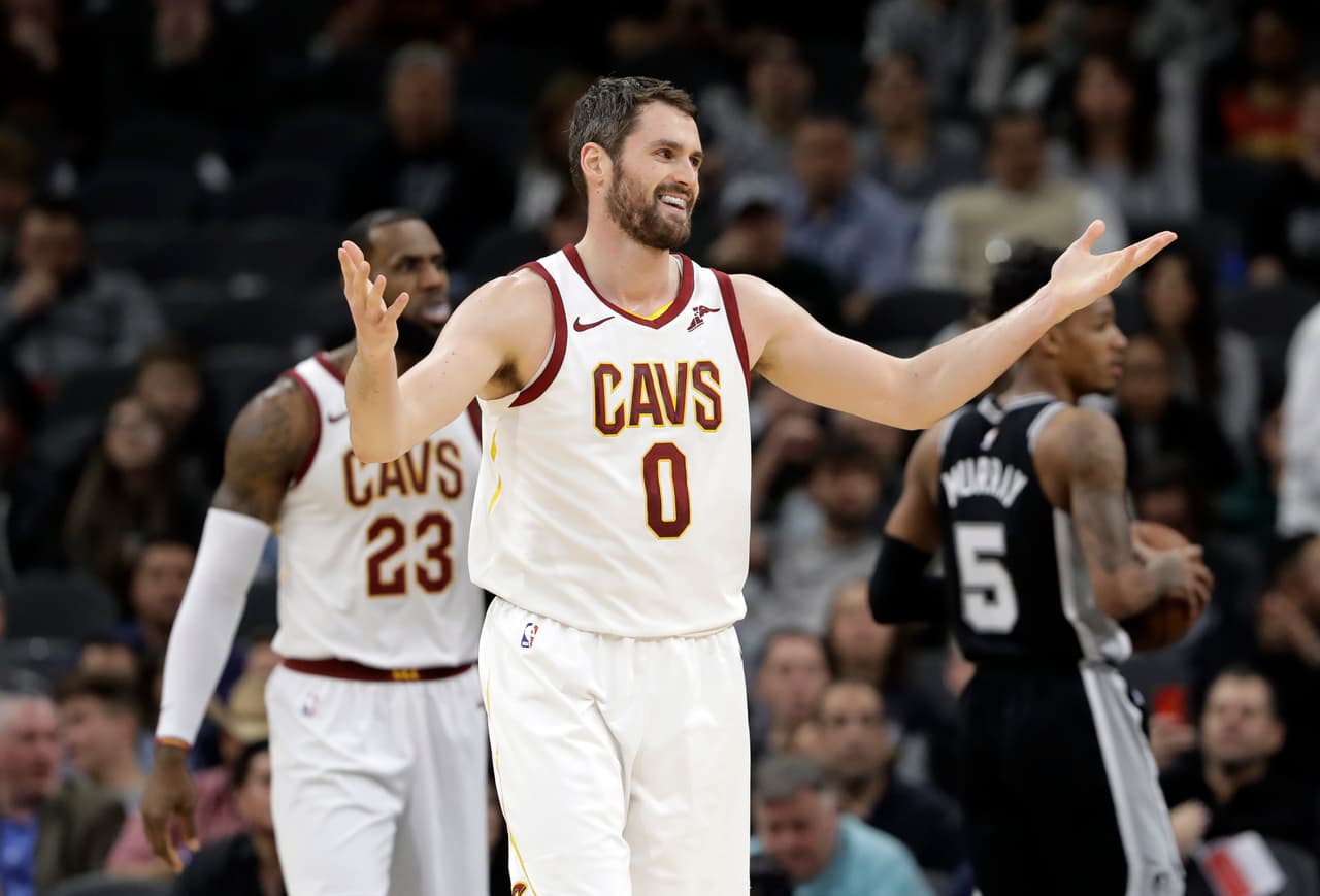 El ala-pívot Kevin Love de Cleveland Cavaliers.