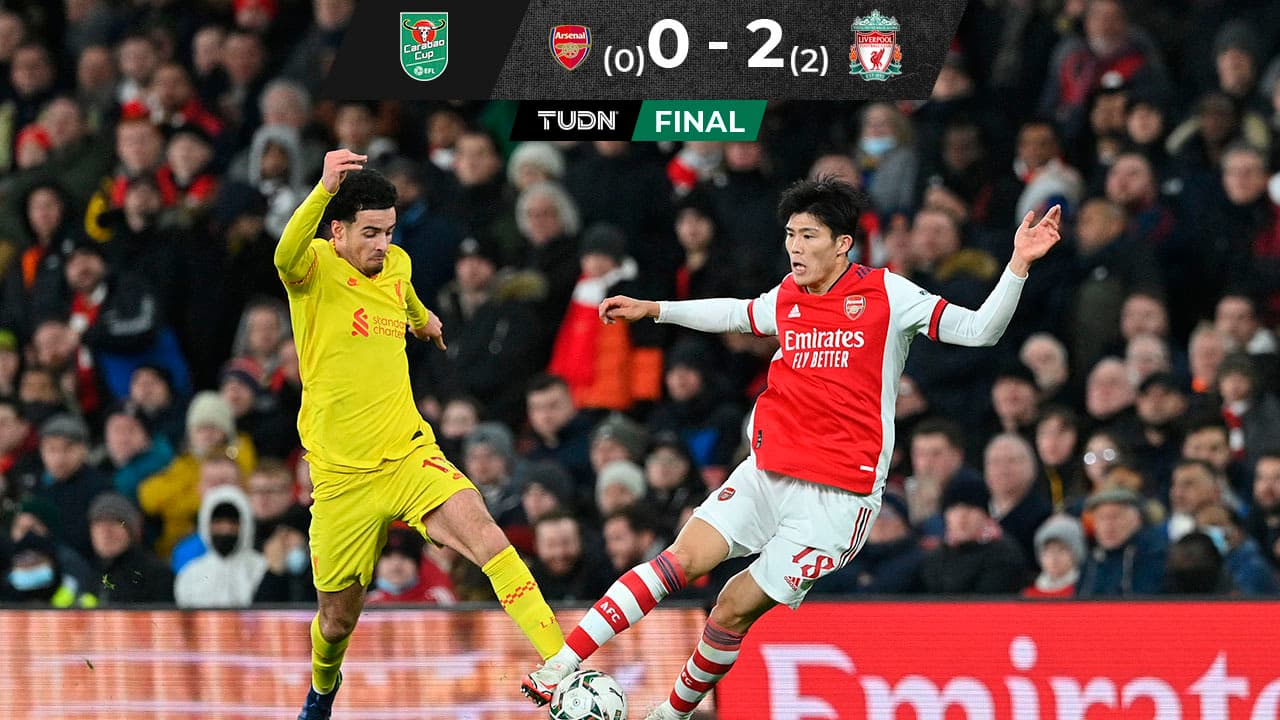 Liverpool va a la Final de la EFL Cup tras vencer al Arsenal