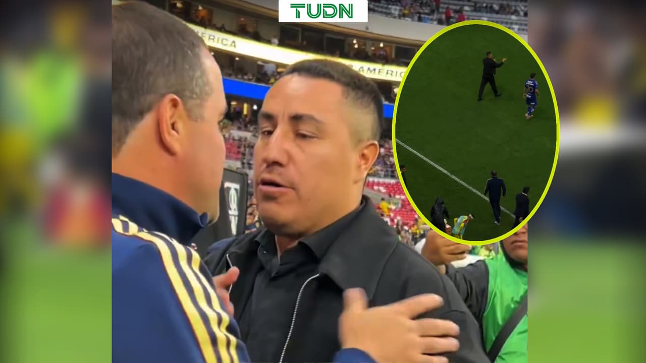 ¿Grosería de Efra a Jardine? La imagen al silbatazo final del América vs. Pumas