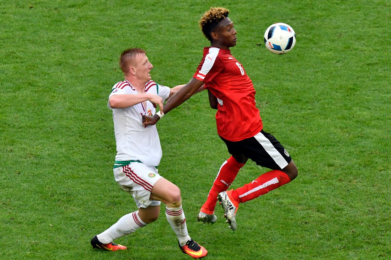 David Alaba intentó empujar a su equipo al frente en el complemento, pero sin tener mucho éxito en su objetivo.