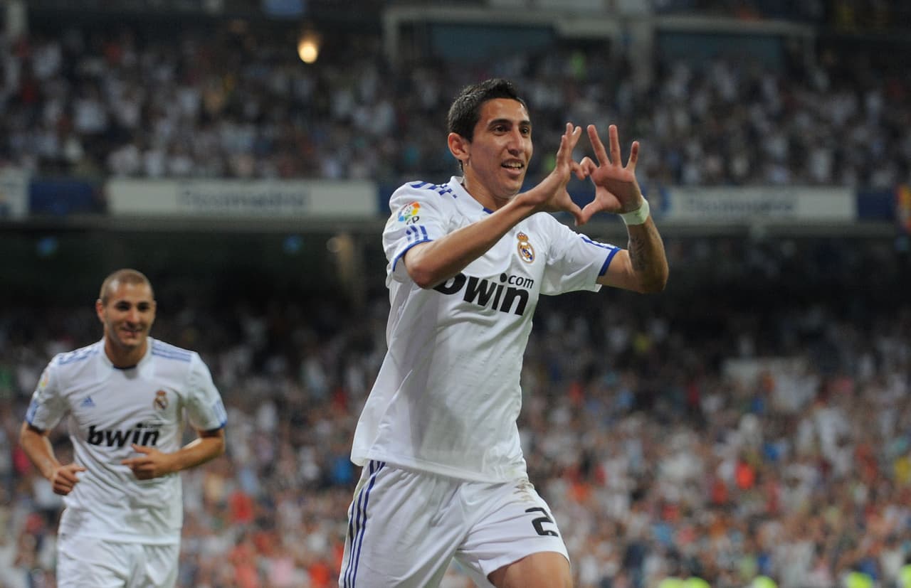 Ángel Di María llegó a Europa con el Benfica y en 2010 firmó por el Real Madrid a cambio de 30 millones de libras.