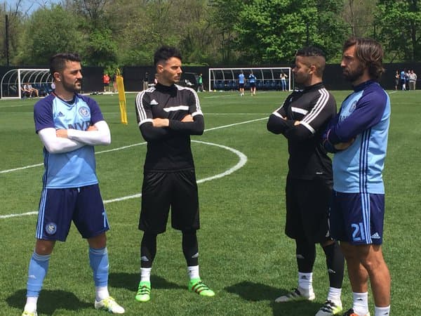 F2Freestylers, David Villa y Andrea Pirlo.