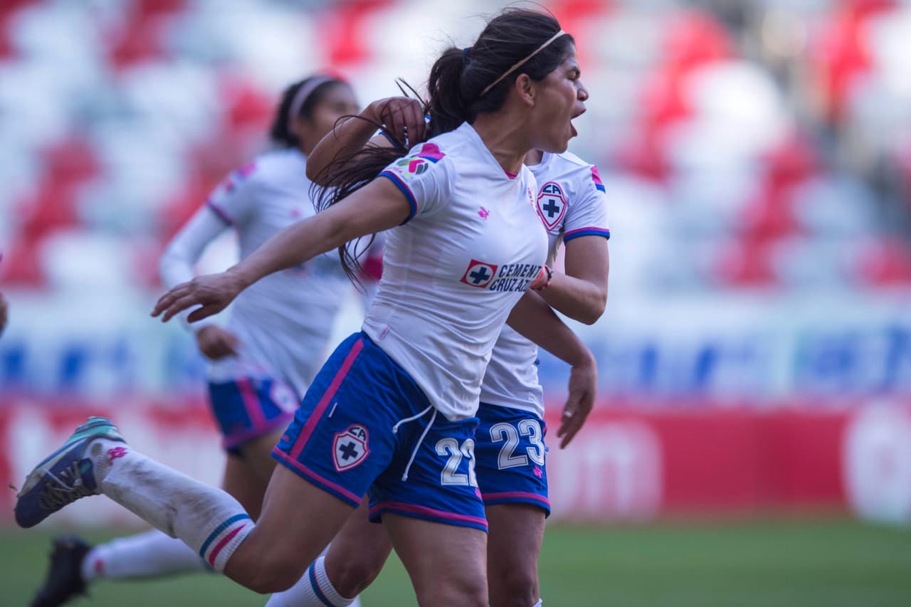 Action photo during the match between Toluca FC vs Cruz Azul FC corresponding to the 2nd round of the Women's League MX Closing Tournament 2018 at Estadio Nemesio Diez, at Toluca, Mexico. Foto de accion durante el partido Toluca FC vs Cruz Azul FC correspondiente a la jornada 2 de la Liga Femenil MX Torneo Clausura 2018, en el Estadio Nemesio Diez, en Toluca. En la foto: Flor Rodriguez (CAZ) 15/01/2018/MEXSPORT/Victor Leon