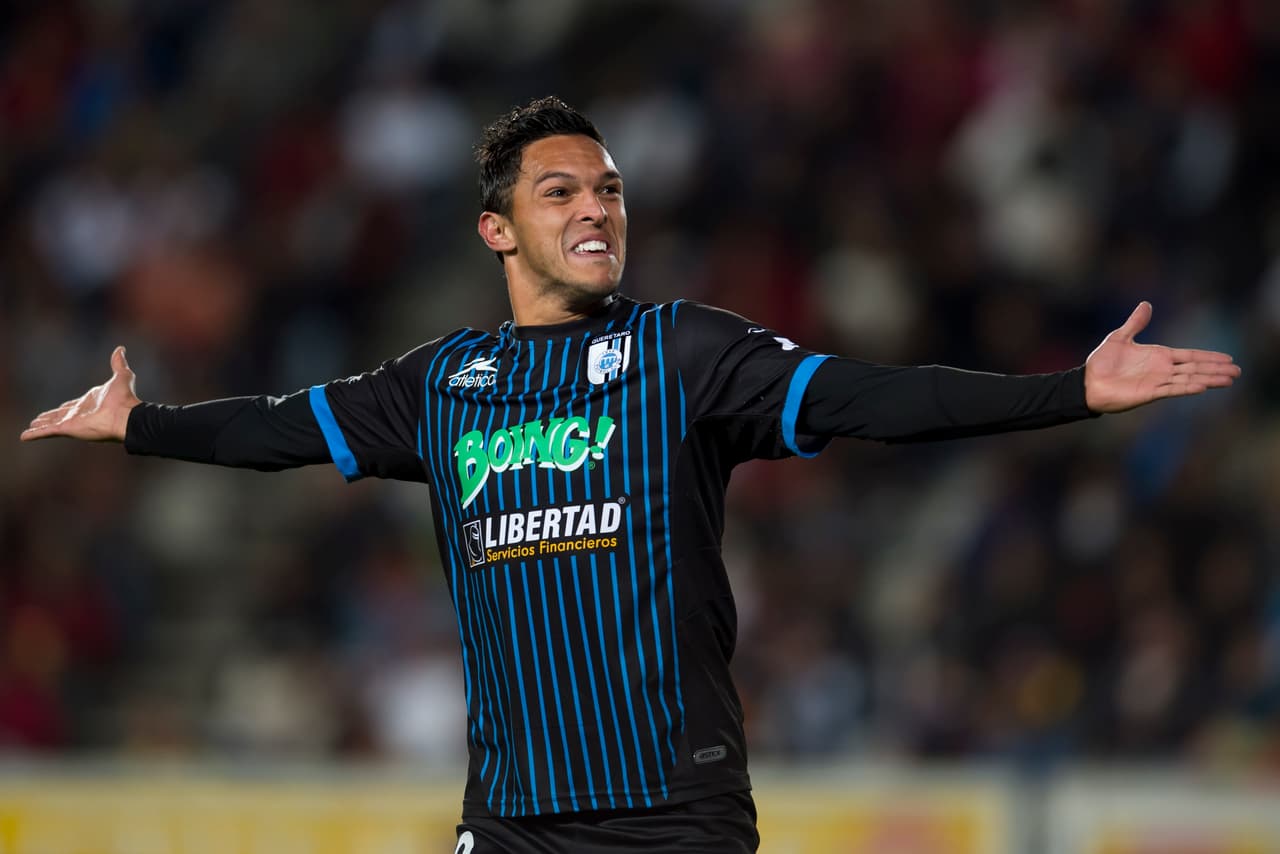 Con Gallos Blancos de Querétaro jugó 28 partidos y registró ocho anotaciones.