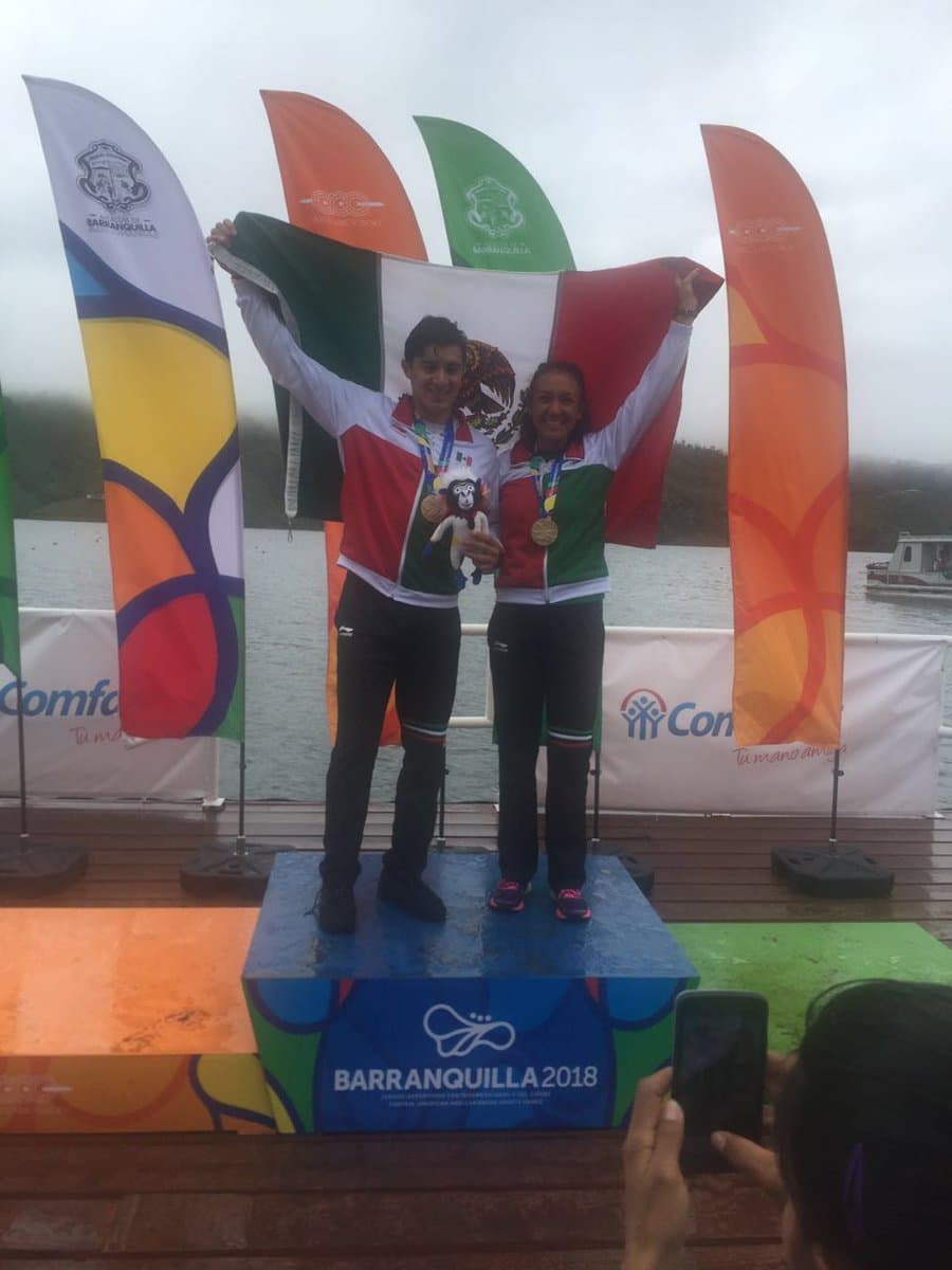 Dos oros más para México en el remo individual lograron Alexis López y Kenia Lechuga.