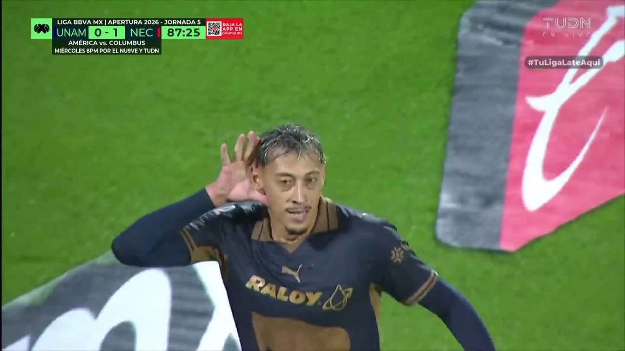 ¡Golazo de Pumas! Asistencia brutal de Memote y Herrera pone el empate
