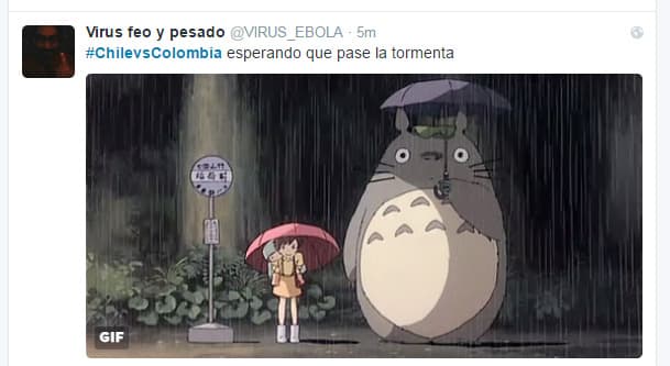 Memes del partido de Chile contra Colombia.