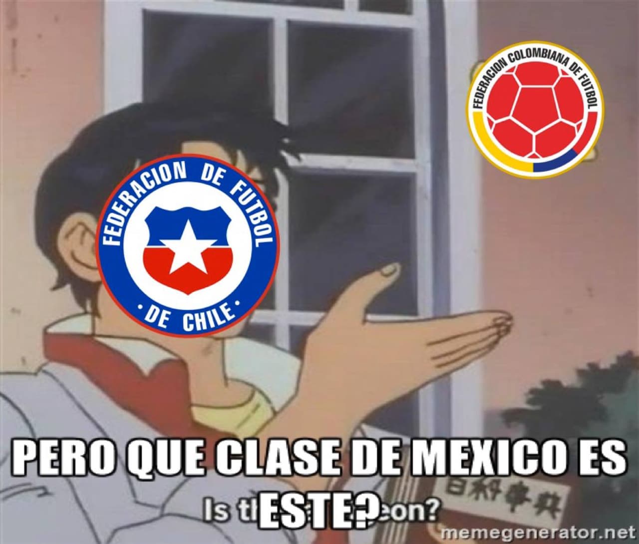 Memes del partido de Chile contra Colombia.