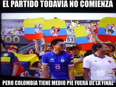 Memes del partido suspendido de Chile y Colombia por tormenta eléctrica.