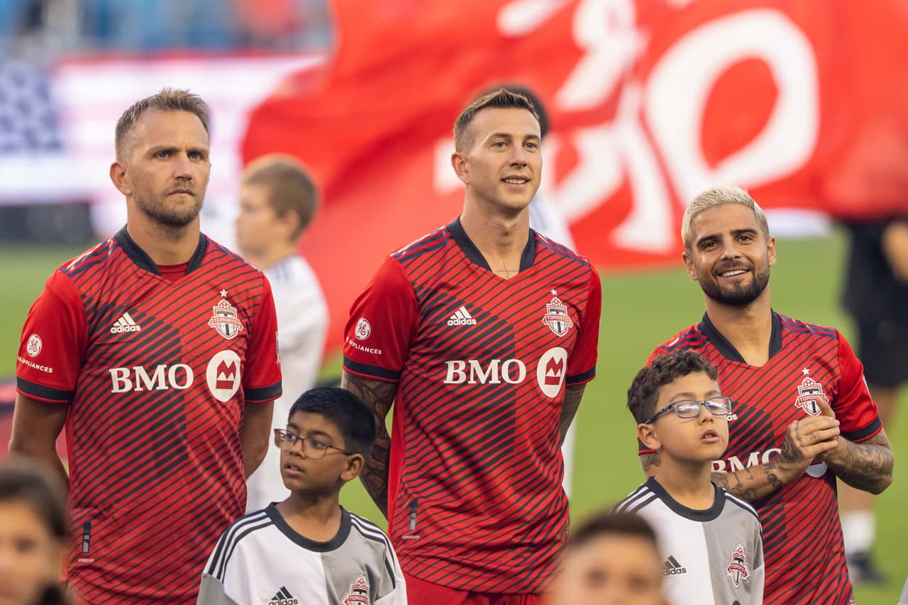 Domenico Criscito, Federico Bernardeschi y Lorenzo Insigne, figuras llegadas a Toronto FC en 2022.