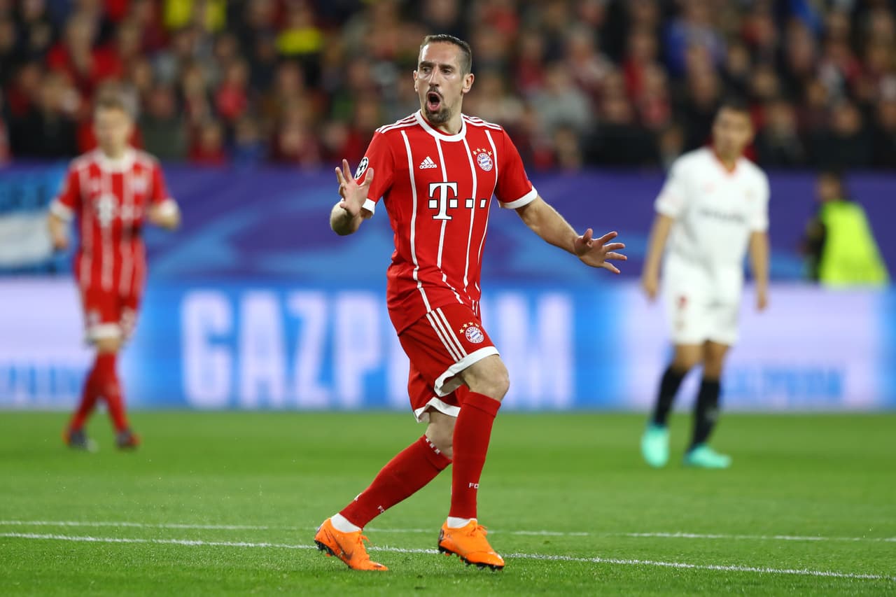 <b>Mediocampista: </b>Franck Ribery (Bayern Múnich) - 7 puntos