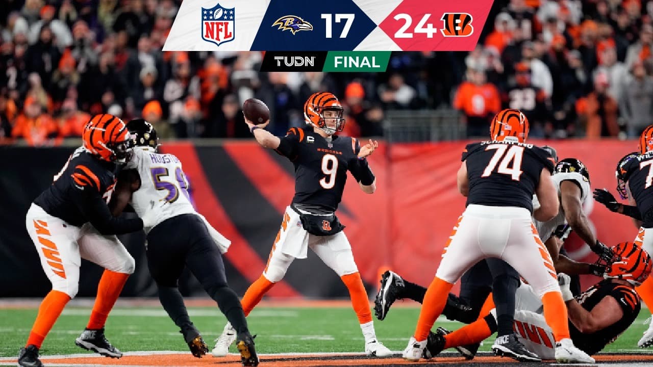 ¡Zarpazo! Bengals sufren pero vencen a Ravens y avanzan en Playoffs 