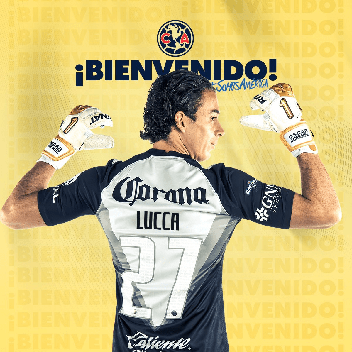 América tiene nuevo fan, Lucca, el hijo de Óscar Jiménez