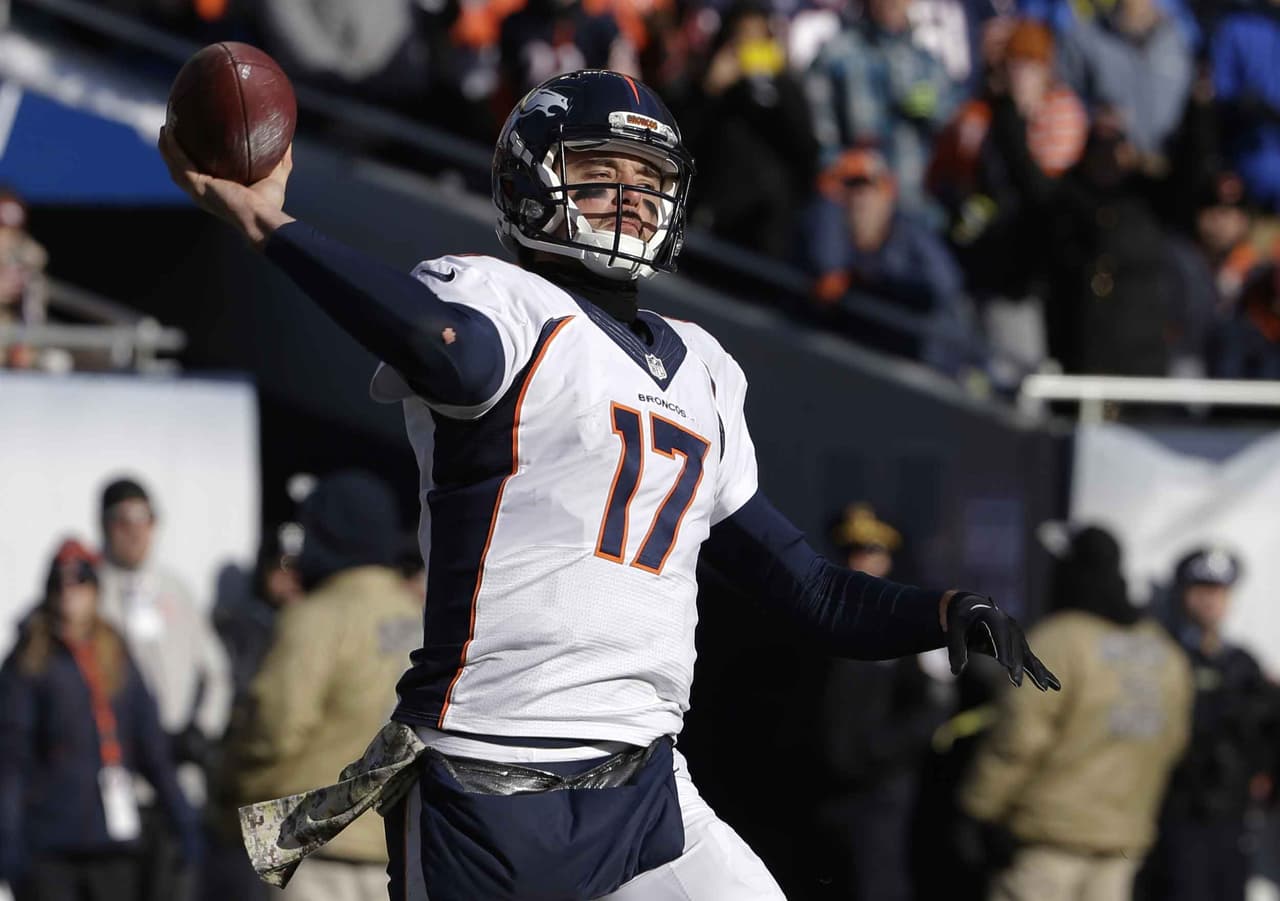 Los Broncos anunciaron que Brock Osweiler será el quarterback titular ante los Patriots