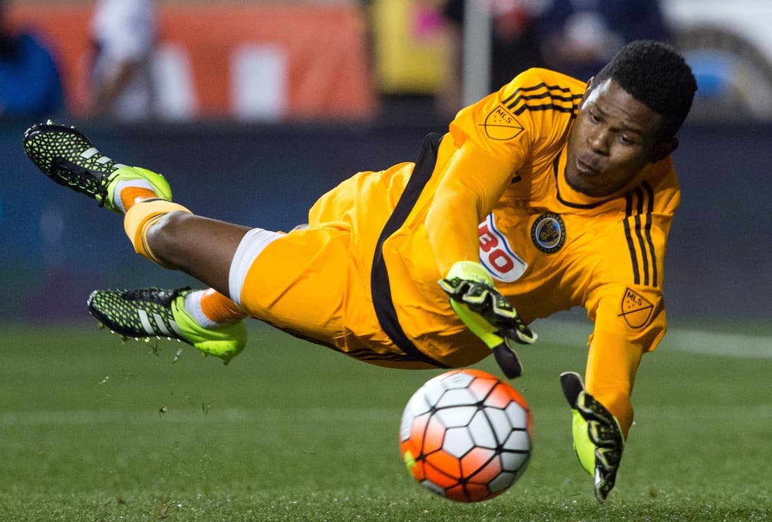 El arquero Andre Blake y una salvada para Philadelphia Union.