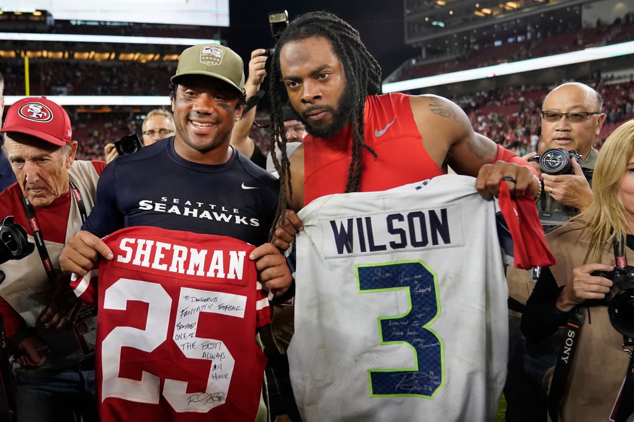 Russell Wilson y Richard Sherman.
