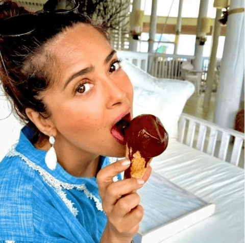 La actriz, oriunda de Veracruz, se mostraba disfrutando de un día soleado.