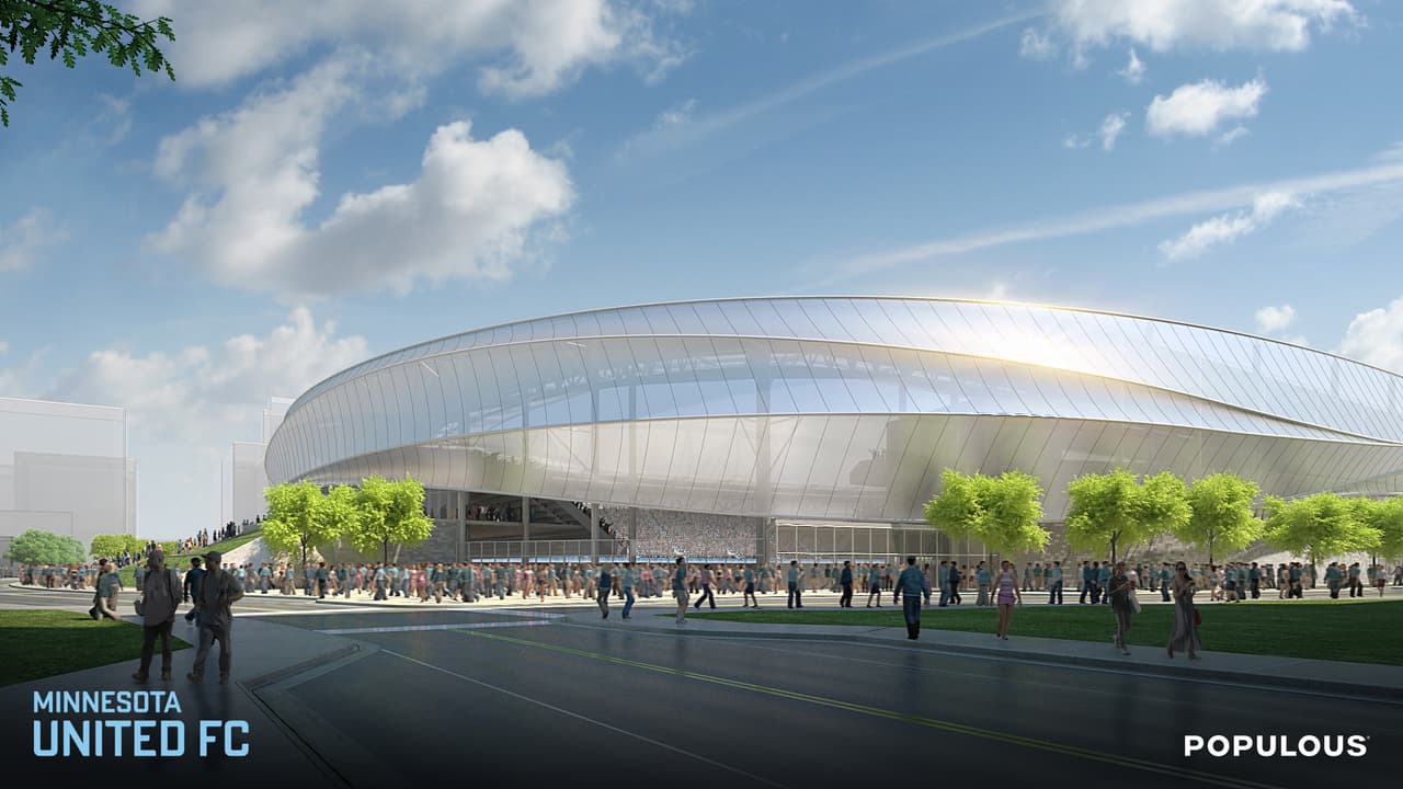 El estadio de Minnesota United estará ubicado en Saint Paul, en medio de las "Ciudades Gemelas".