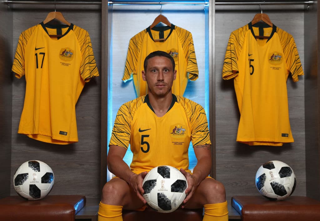 Mark Milligan, del Milwall de Inglaterra, es otro de los jugadores experimentados para el técnico van Marwijk. Con 70 convocatorias, es garantía de manejar con temple de acero la escena mundialista.