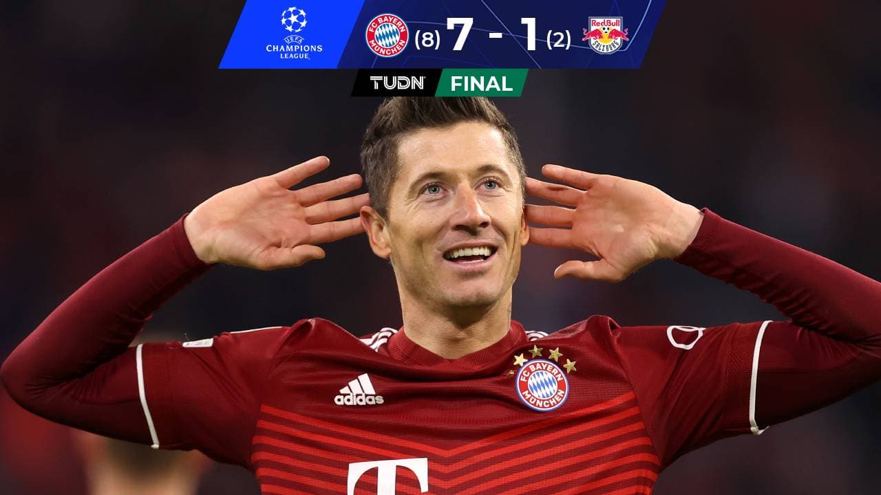 ¡El Bayern aplasta al Salzburg de la mano de Lewandowski!