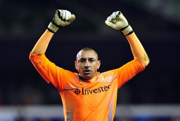 Los festejos se vieron de inmediato, como en el caso del arquero brasileño Gomes.