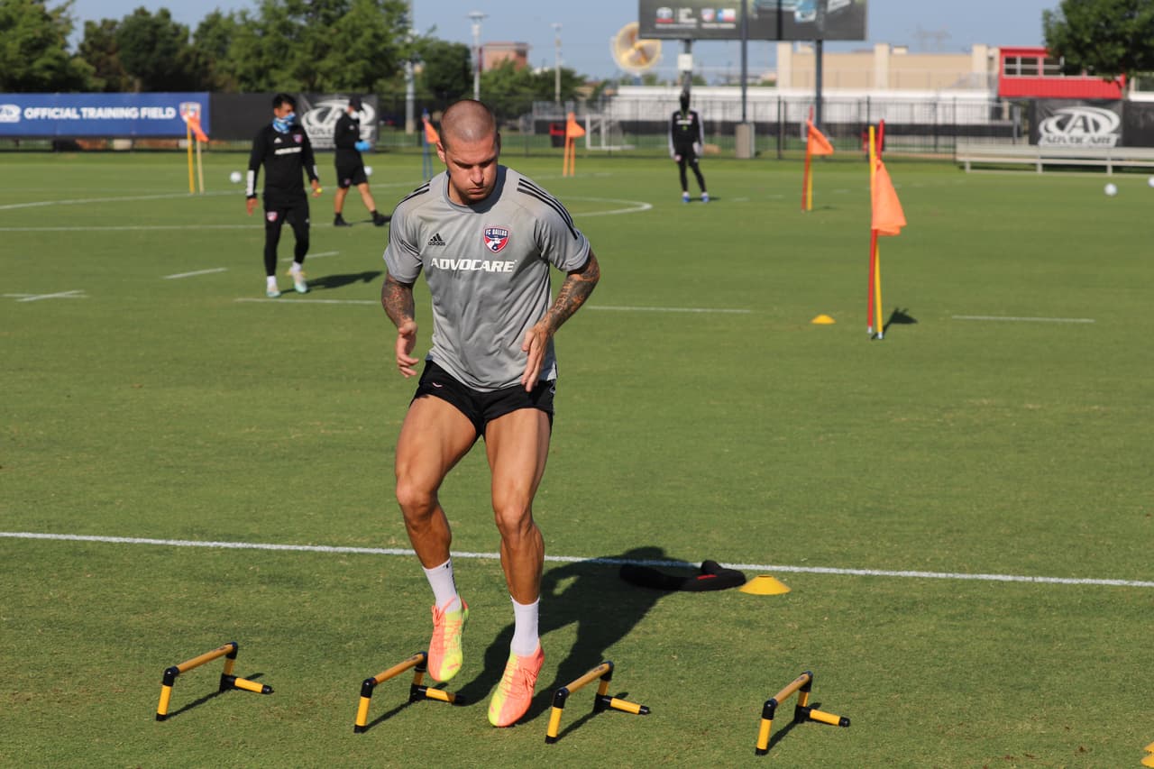 FC Dallas reinició los entrenamientos con todos los integrantes de su plantel.