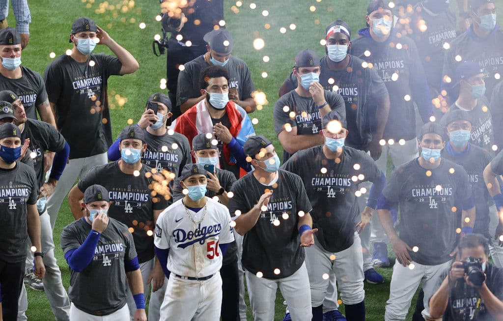 Así celebraron los LA Dodgers su título de Serie Mundial.