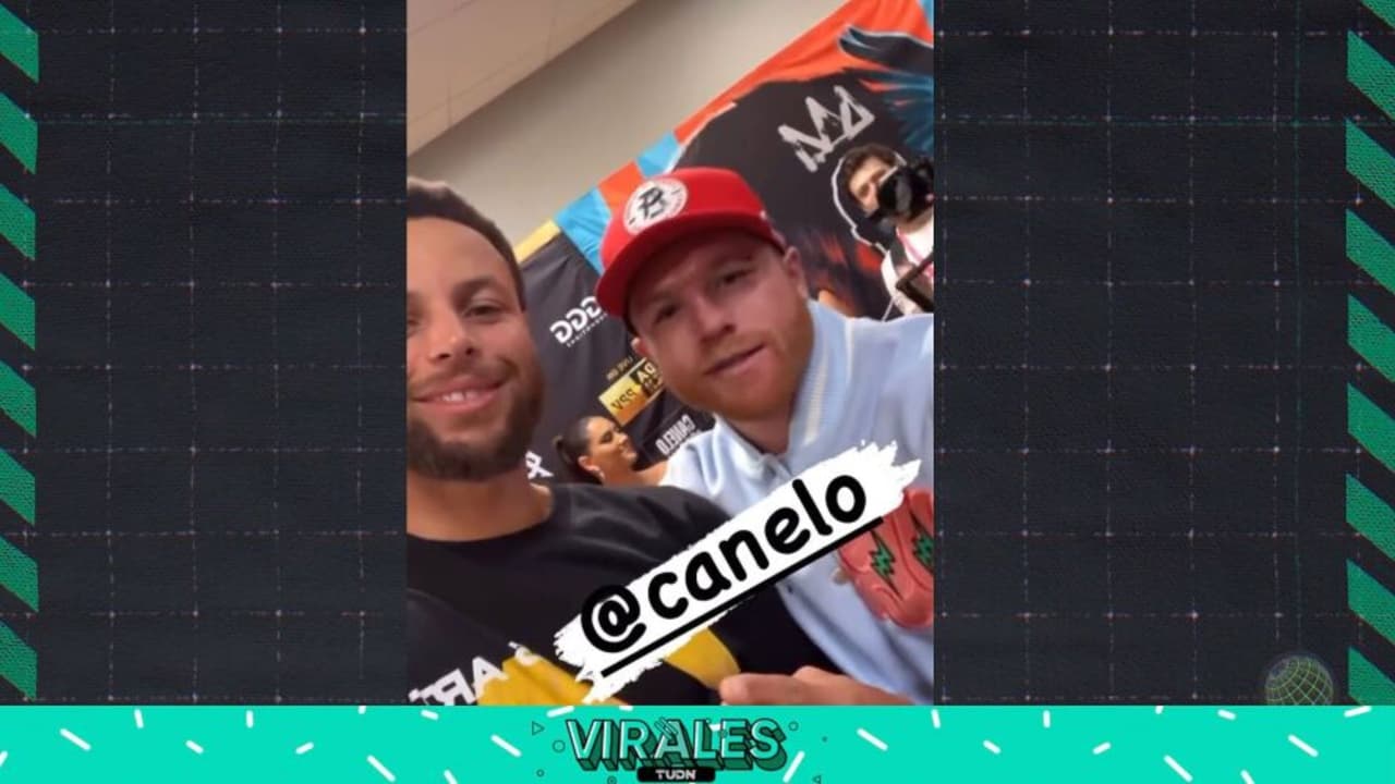 'Canelo' Álvarez y Stephen Curry festejan el triunfo ante GGG