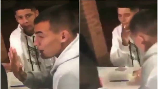 Marcos Rojo crea polémica por video fumando y violando cuarentena