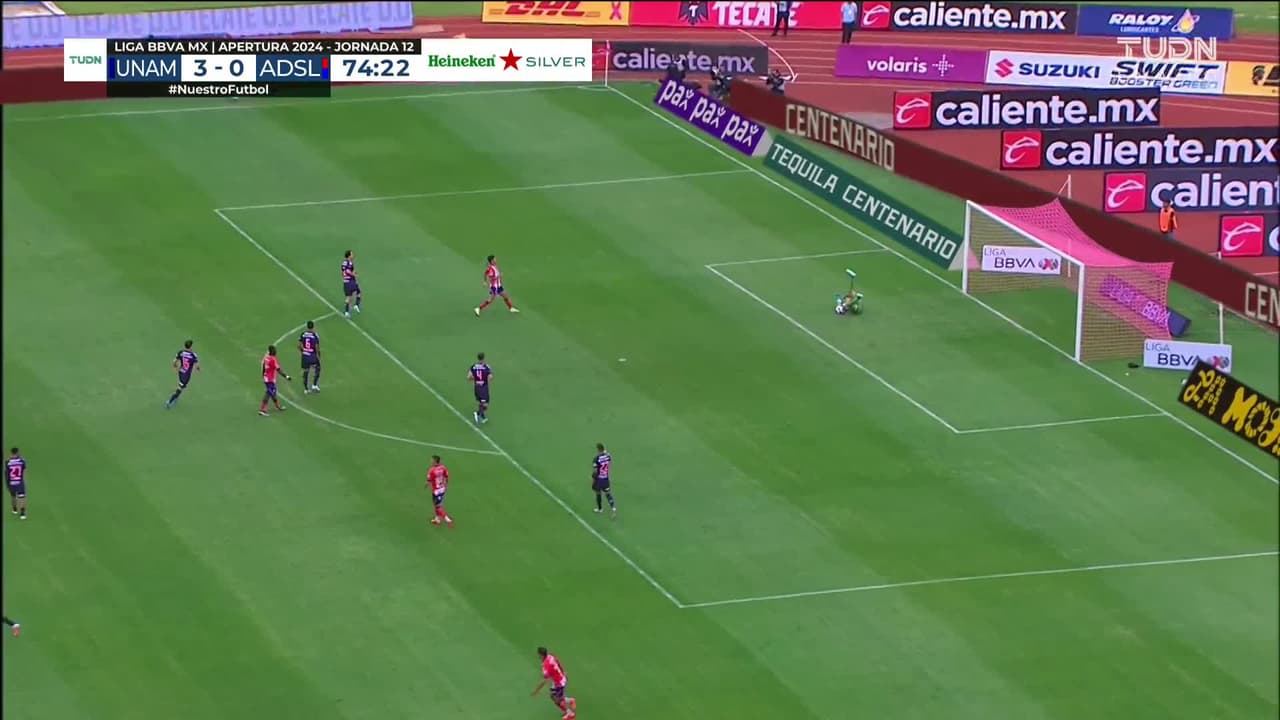 ¡TIRO ATAJADO! disparo por Eduardo Águila.