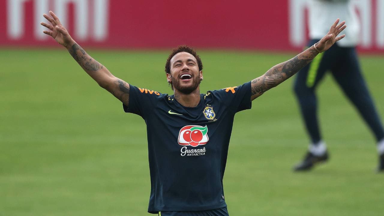 En fotos: Neymar y su primera práctica con Brasil rumbo a la Copa América