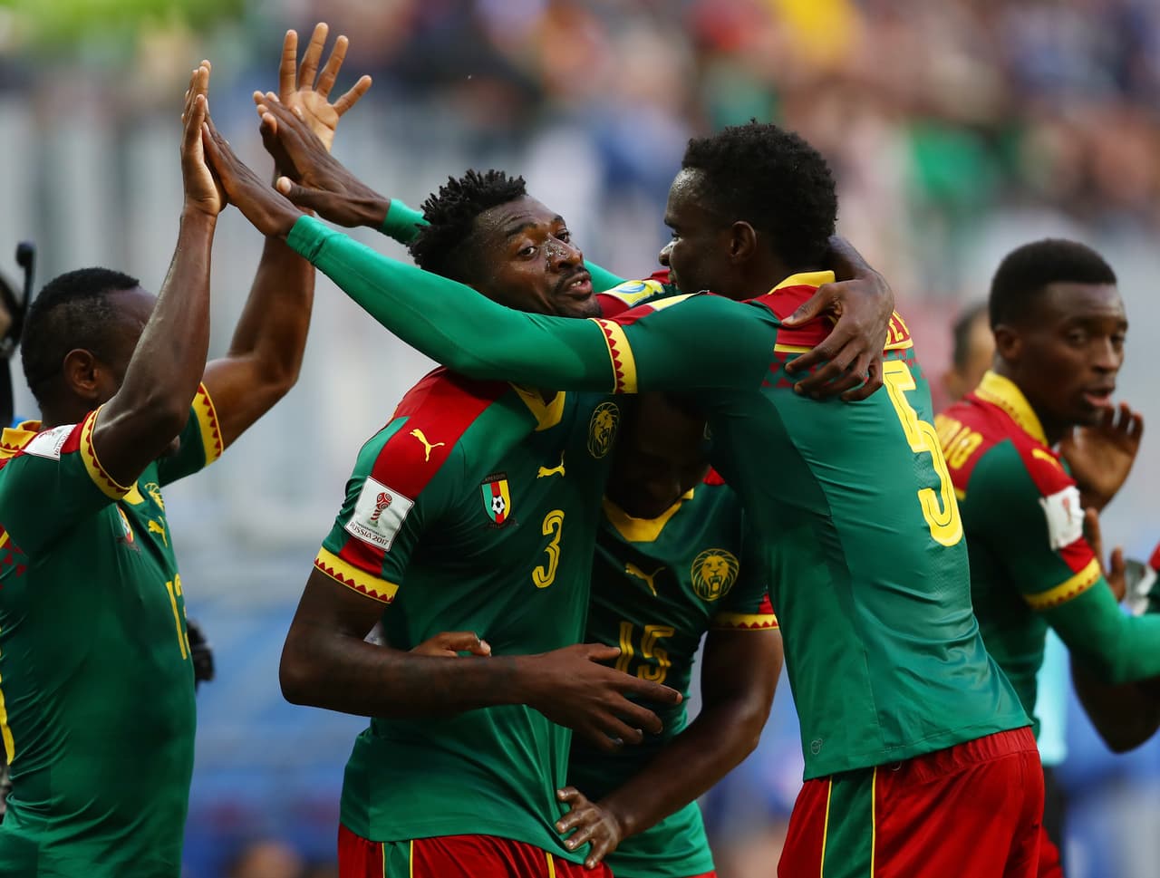 Camerún tomó un respiro al verse ganar al finalizar el primer tiempo.