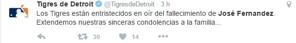 Varios protagonistas del béisbol mundial se unieron por la muerte de José Fernández y elevaron oraciones por el descanso del cubano.